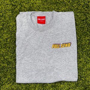 Full Send by NELK Tee Size Large (20Wx27.5L)